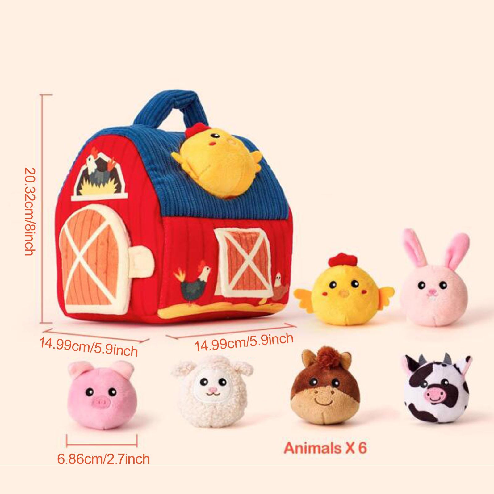 Plush Farm Animals Gifts Chris - Kids Education Learn Tv reseña y precio