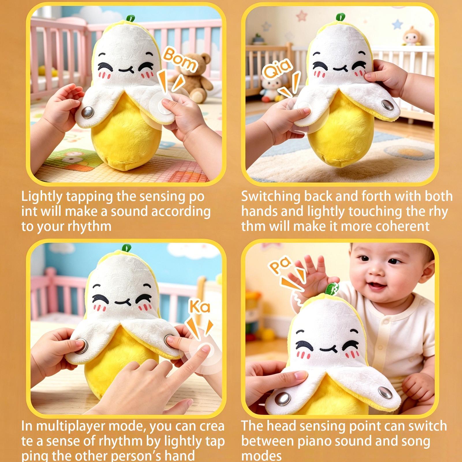 Musical Sensory Toy Soft Fruit - Kids Education Learn Tv reseña y precio
